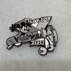 Disney Black and White Mickey Mouse Pin